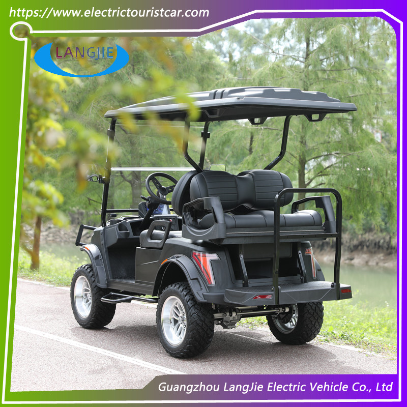 4 Seats AC Motor Electric Hunting Car 2 Rows For Wedding Place 30% Climbing Ability