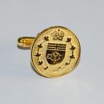 Gold / Antique gold 1.5mm Die casting Custom Cufflinks at a lower price