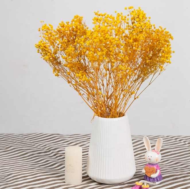 100g Dried Flower Artificial  Bouquet Baby Breath Gypsophila Flower  Wedding Decor Centerpiece