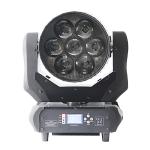 Nightclub Osram 7pcs 40w 4in1 Zoom Beam Wash LED Moving Lights