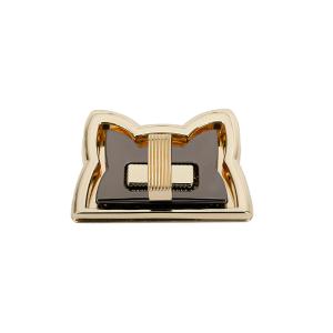 Wholesale Morden Cat Ear Shape Handbag Lock Accessories 3.5cm Metal Lock Bag Hardware from china suppliers