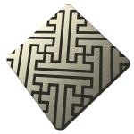 0.15mm 304 Stainless Steel Sheets Metal Diamond Decoration Mill MTC