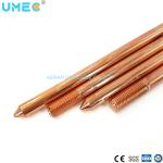 Underground Protection Copper Conductor Round Wire Shielding Grounding Rod for