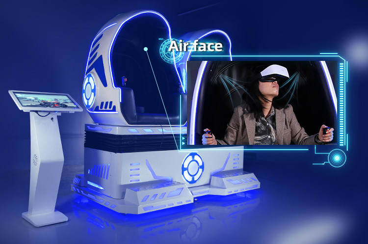 Shooting Motion VR Roller Coaster Chair Simulator With Flight Movies
