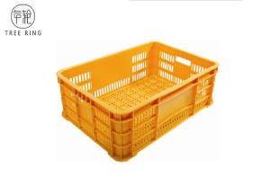 Wholesale Ventilated No Collapsible Plastic Crate , Food Grade Stacking Confectionery Tray from china suppliers