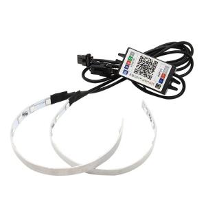 Wholesale 360 Degree RGB Decorate RingLED Car Ambient Lights Devil Eyes Car Lights from china suppliers