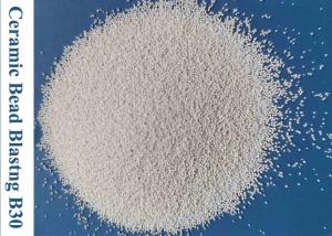 Wholesale Ceramic Blasting Beads Microblast Media / Deburring Bead Blasting Material from china suppliers