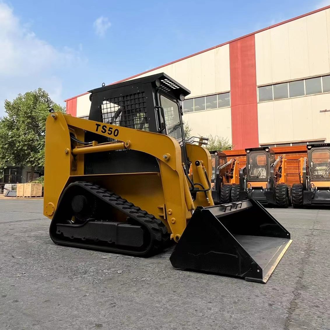 Energy Mining Skid Steer Loader Rubber Tracks with Attachments Ship to USA Canada