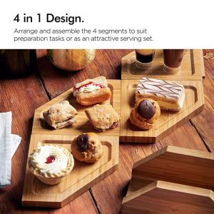 Wholesale unique stylish shape bamboo coaster cup coaster for high quality and hot selling from china suppliers