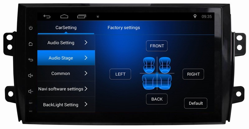 Ouchuangbo car radio gps navigation for Suzuki SX4 with BT USB SWC wifi music reverse camera android 8.1 system