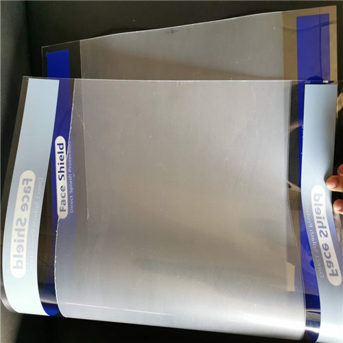 Mirror Finish 0.22mm Rigid PET Film For Face Shield Visor