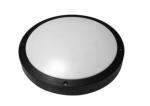 Round Outdoor Ceiling Light Fixtures , 6000K Industrial Bulkhead Light 1600Lm