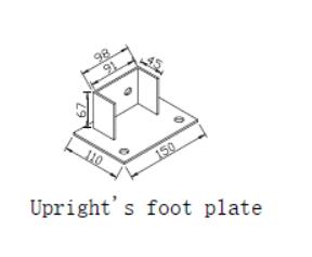 Foot Plate-Selective Pallet Racking