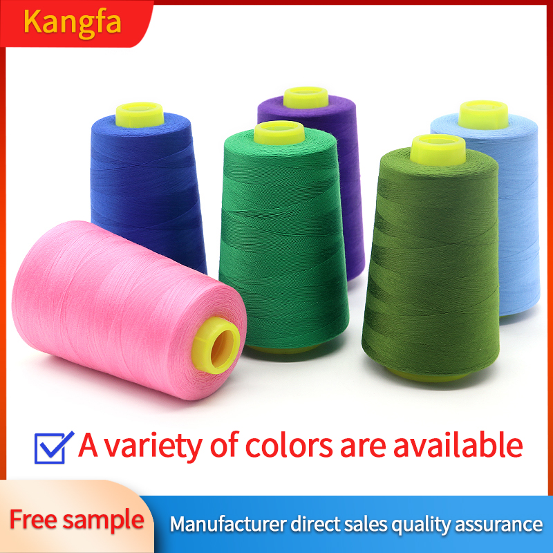 3000 Yards Black Sewing Thread 2 Pack 100% Polyester Spools for Knitting and Handmade Products MERCERIZED