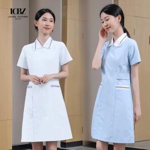 Wholesale Nursing Medical Nurses Set Uniform Sets Scrub Jogger Suit Ciel Blue Floral for Hospital from china suppliers
