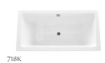 Large Volume Free Standing Garden Tub , Luxury Soaking Tubs 1700 * 800 * 600mm