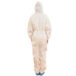 Durable Disposable Painters Coveralls , White Disposable Coveralls With Hood