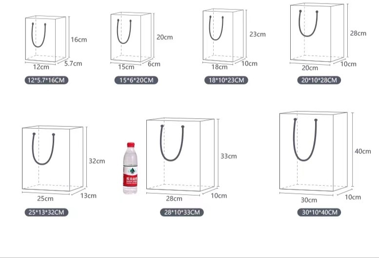 Custom Logo mini gift bags packaging for handbag shopping paper bag