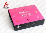 Fashion Coloured Cardboard Storage Boxes , Recycled Cardboard Jewelry Boxes For