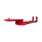 Wabco Relay Valve Equipped 4-Axle Front-Mounted Low-Bed Semi-Trailer for Heavy