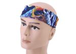 Outdoor Speed Dry Blue Neck Tube , Uv Headwear Not Faded Not Deformation