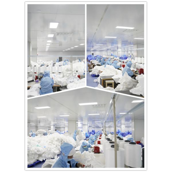 Type4/5/6 Blue Tape Disposable Coverall Prevent Splash And Bacteria In Clean Environment