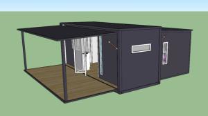 Wholesale Spacious Living Expandable Container House , Prefabricated Mobile Homes from china suppliers