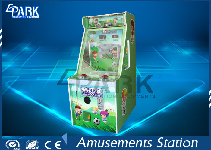 Commercial Kids Coin Operated Game Machine Happy Football Video Arcade Prize Game