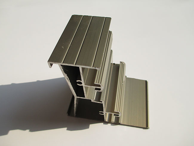 Nice Design Aluminium Sliding Wardrobe Door Profiles Customizable T5 / T6 State
