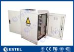 IP55 22U Outdoor Communication Cabinets Single Layer With Front / Back Door