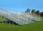 Fixed Outdoor Aluminum Bleachers Galvanized Steel Frame Low Maintenance
