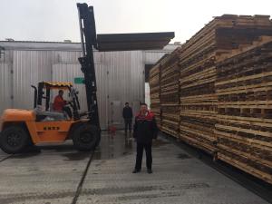 Wholesale 3 Kilowatt Motor Wood Drying Room 120 Km / H Wind Loading 2 Units Fan from china suppliers