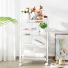Buy cheap 20kg Bearing Vegetable Rack Trolley , SS 4 Tier Storage Trolley from wholesalers