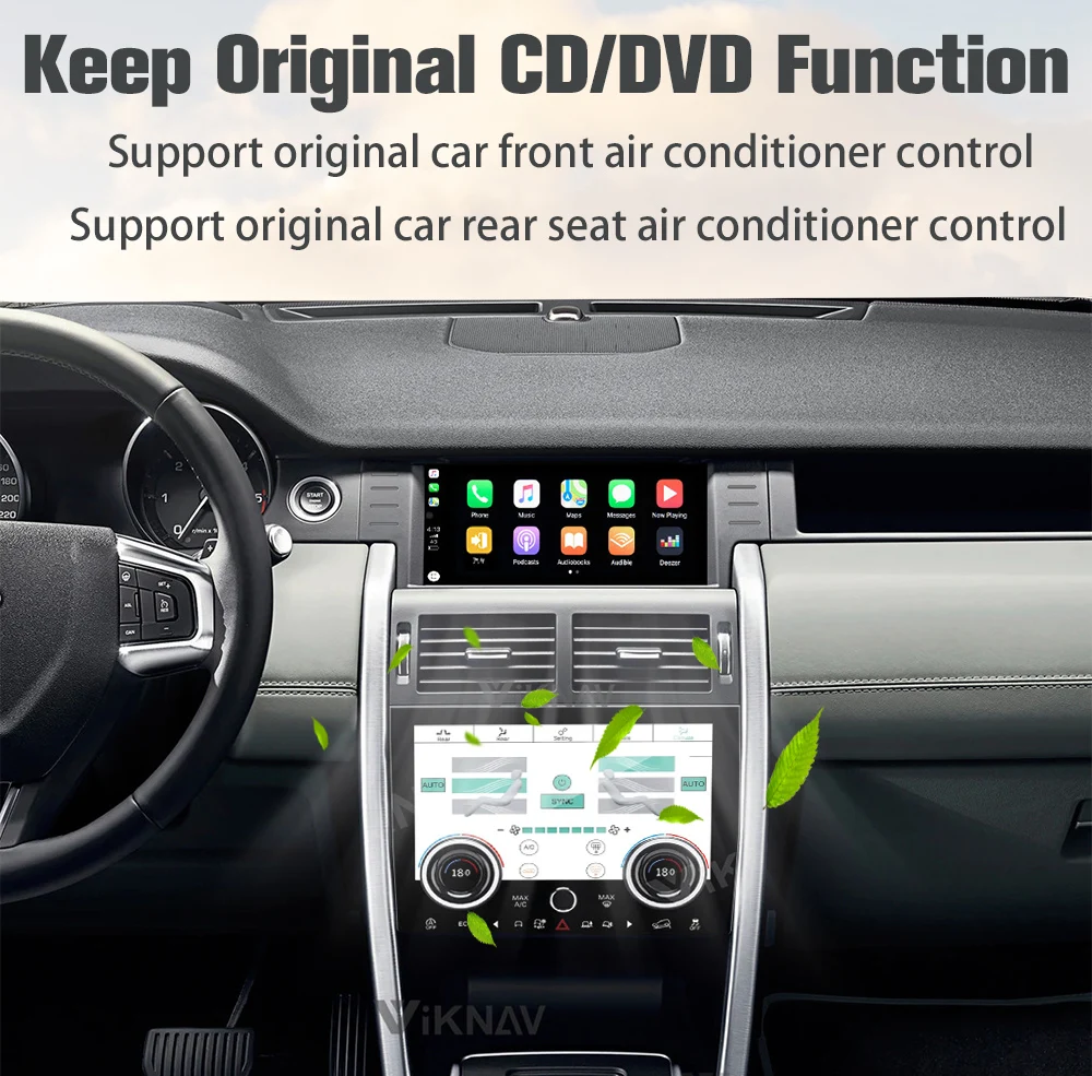 10.4 Inch For Land Rover Discovery Sport L550 2015-2019 AC Air Conditioning Panel Climate Control LCD Screen HD Touch