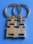 2012 fashion unique Brass / Zinc alloy 2.5mm promotional metal keyrings
