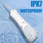 Teeth Cleaning Oral Irrigation Water Flosser Portable 300ml Removable Tank FCC