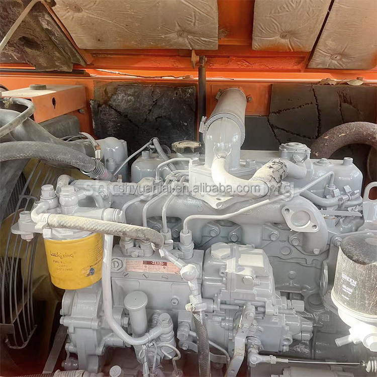 Second Hand Hitachi Excavator With Original ISUZU Engine And Hydraulic Pump