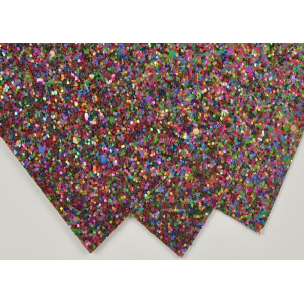 Party Decoration Thick Glitter Paper , Sparkle Handcraft Glitter Paper Craft