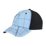 Fashion 6 Panel Check Cotton Embriodery Baseball Caps, Low Profile Adjustable