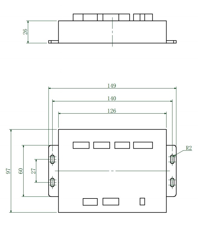 0.05% Tactile Transducer Amplifier 18-30v Weighbridge Controller