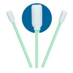 Plastic Handle Anti Static Swabs Head Green Foam Swab For Gun Cleaning