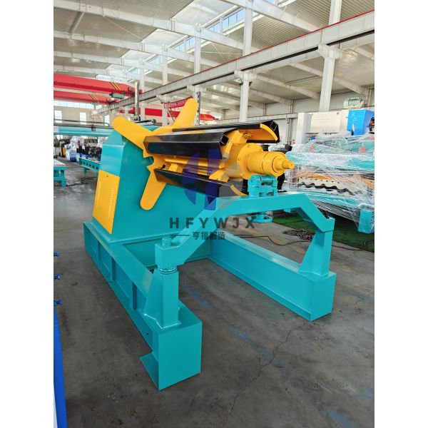 6 Ton Full Automatic Electric Uncoiler Machine with PLC Control System and Hydraulic Pressure for Metal Processing