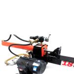 Splitting Wood Logs With 18Ton Hydraulic Log Splitter Raw Material Wood Tree
