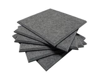 Wholesale Office Cinema Wall Soundproof Polyester Fiber Acoustic Panel Beveled Edge from china suppliers