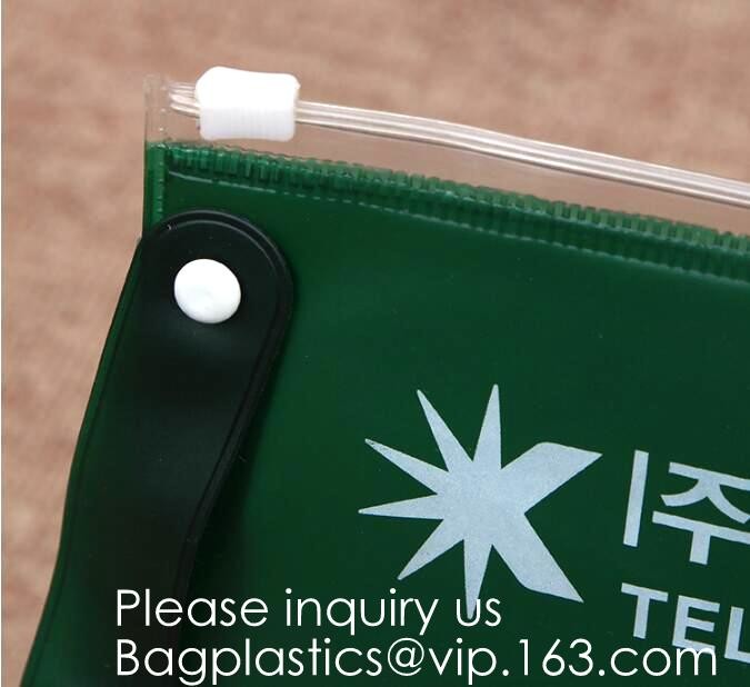 Eco-Friendly Transparent Soft EVA Plastic Cosmetic Packaging Bags With Zipper Top,EVA Plastic Durable Cosmetic Bagease