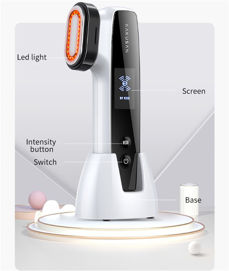 Facial Massage Ems Rf Machine / Device Anti Puffiness Anti-Aging Skin Care