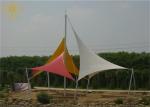 PVDF Membrane Structure Construction Hot Dip Galvanized Steel For Landscape