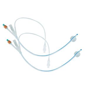 Wholesale Disposable Medical All Silicone Foley Catheter 2 / 3 Way For Adult from china suppliers
