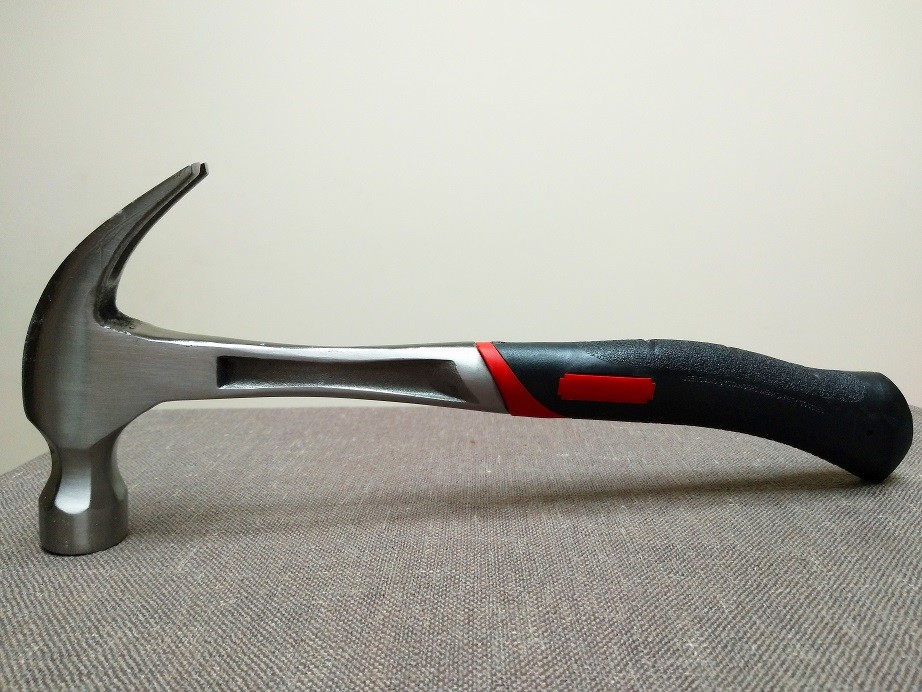 More safe and durable one Piece Claw hammer/Nail hammer (XLHK-0002) with polishing surface