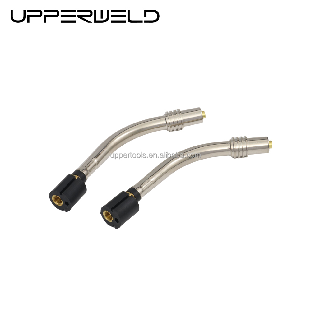 190g MIG Torch 24KD Swan Neck Welding Gun Consumables with Stainless Steel Brass Nozzle
